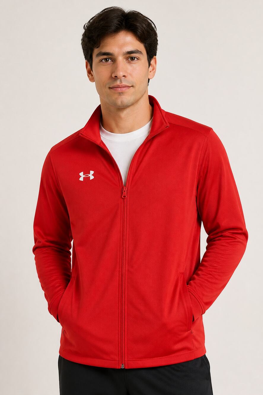 Under Armour Men's Red Full Zip Jacket Large